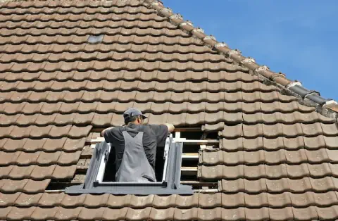 Pose de velux - Croix